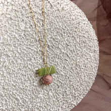 desert wave necklace - gold filled chain