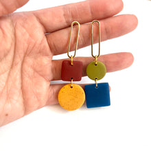 fall color earrings handmade in washington dc 