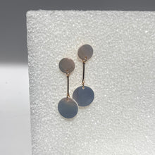 watercolor circle dangle