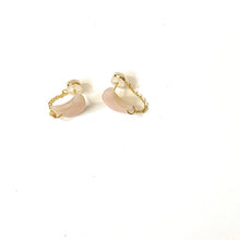 iridescent moon earrings