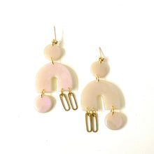 handmade with polyerclay earrings