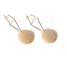 unqiue shape iridescent hoops