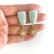 cubic zirconia earrings dangles handmade in dc 